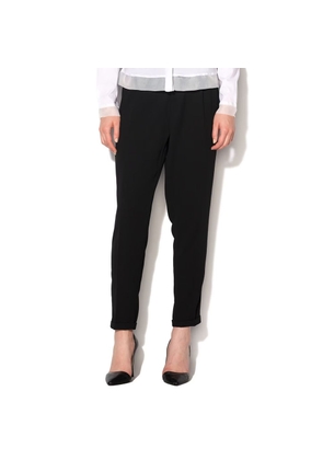 Gas Black Polyester Casual Pants - 23