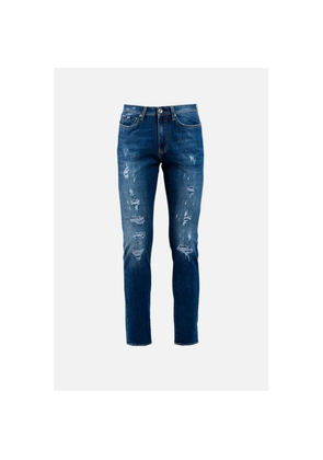 Gas Blue Cotton Jeans Denim - W30