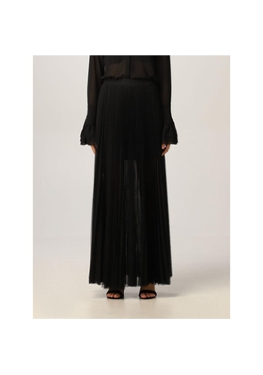 Patrizia Pepe Black Polyester Long Skirt - I