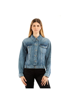 Patrizia Pepe Natural Cotton Denim Jacket - IT40