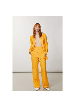 Patrizia Pepe Orange Viscose Casual Pants - IT38