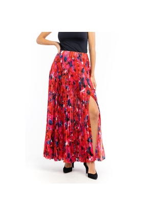 Patrizia Pepe Red Polyester Long Skirt - IT42