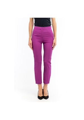 Patrizia Pepe Purple Polyester Casual Pants - IT40