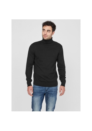 Guess Black Cotton Turtleneck - XS