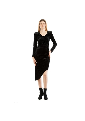 Patrizia Pepe Black Polyester Casual Dress - XS