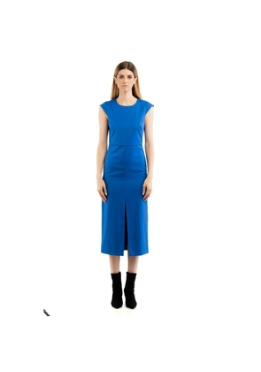 Patrizia Pepe Blue Polyester Casual Dress - IT38