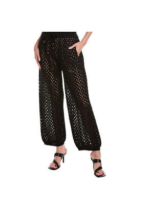 Brunello Cucinelli Black Cotton Casual Pants - L