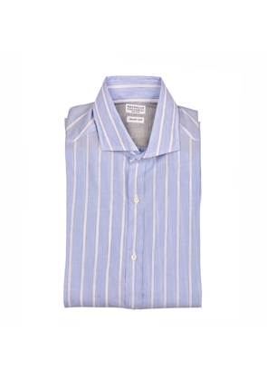 Brunello Cucinelli Light Blue Cotton Shirt - S