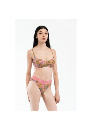 Moschino Pink Cotton Bra - S