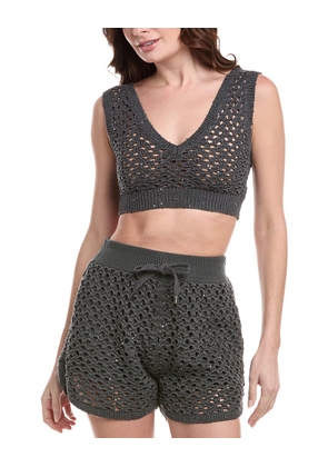 Brunello Cucinelli Bicolor Cotton Shorts - XL