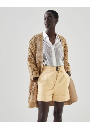 Brunello Cucinelli Beige Polyamide Cardigan - XS