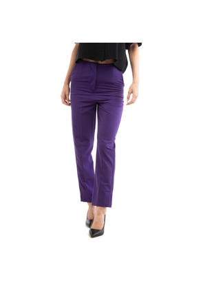 Patrizia Pepe Purple Polyester Casual Pants - IT40