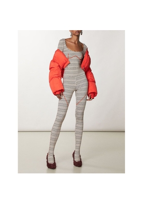 Patrizia Pepe Bicolor Polyamide Athletic Pants - XS