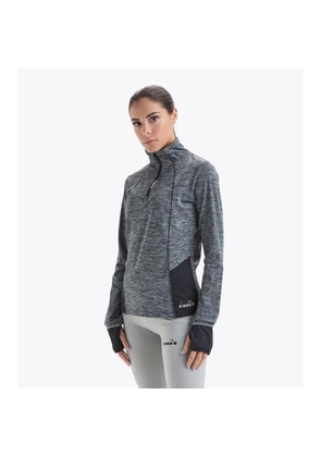 Diadora Black Polyester Sweatshirt - XS