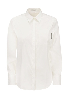 Brunello Cucinelli White Cotton Shirt - 3XL