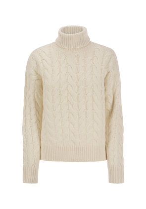 Brunello Cucinelli White Cashmere Sweater - XL