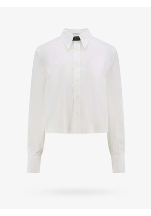 Brunello Cucinelli White Cotton Shirt - L