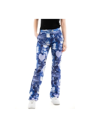 Moschino Multicolor Cotton Casual Pants - IT40
