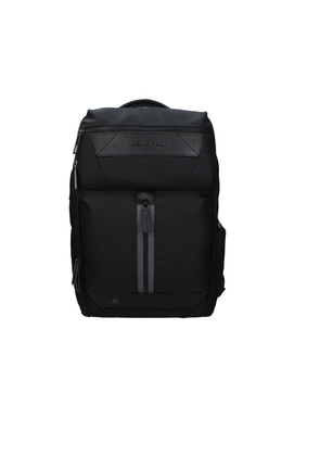 Piquadro Black Fabric Backpack