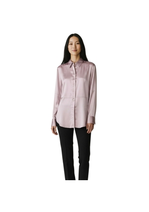 Brunello Cucinelli Purple Silk Blouse - M