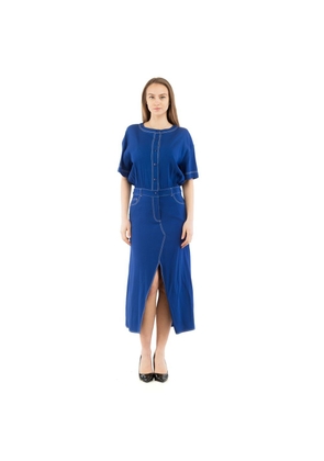 Moschino Multicolor Marabou Casual Dress - IT40