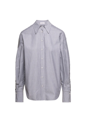 Brunello Cucinelli White Cotton Shirt - L
