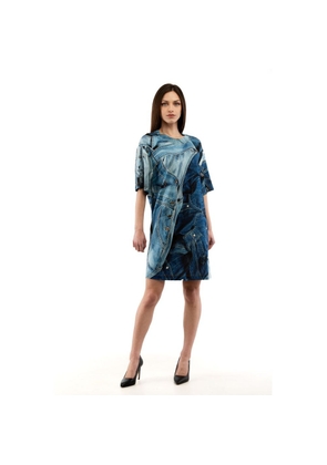 Moschino Multicolor Viscose Casual Dress - IT40