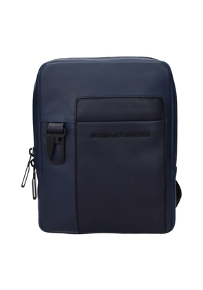 Piquadro Blue Leather Crossbody Bag