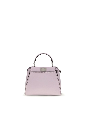 Fendi Purple Calf Leather Bos Taurus Shoulder Bag
