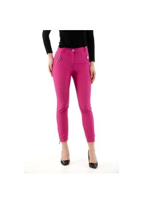 Moschino Pink Polyester Casual Pants - IT40