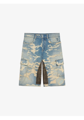 Givenchy Blue Denim Shorts - W30