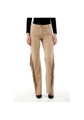 Moschino Beige Cotton Casual Pants - IT40