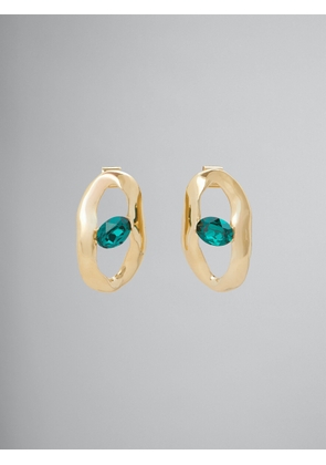 Marni Bicolor Fibres Earrings - One Size