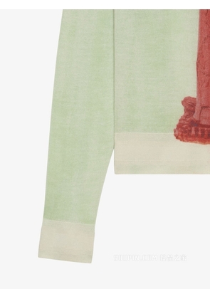 Givenchy Green Fibres Sweatshirt - L