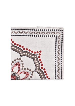 Brunello Cucinelli Bicolor Silk Pocket Square