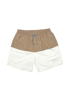 Brunello Cucinelli Brown Polyester Swim Shorts - S