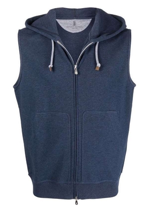 Brunello Cucinelli Blue Cotton Sweatshirt - XS