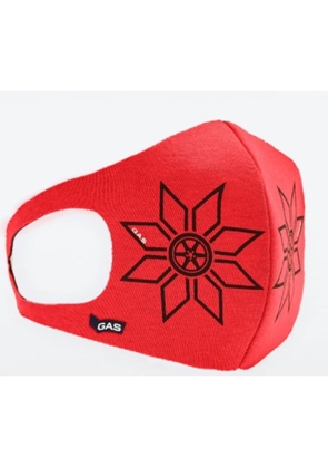 Gas Red Cotton Facemask