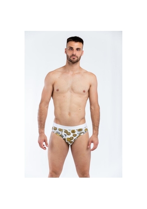 Moschino White Cotton Briefs - S