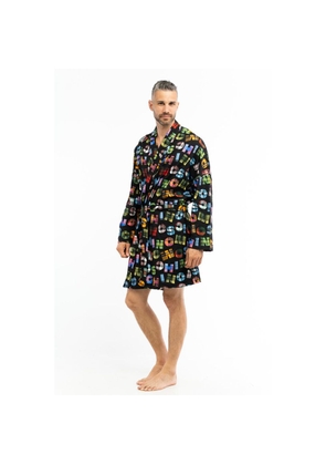 Moschino Multicolor Cotton Robe - L