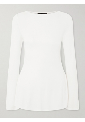 THE PARK - Evelyn Jersey Blouse - White - x small,small,medium,large,x large