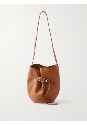 Liffner - Belted Leather Bucket Bag - Brown - One size