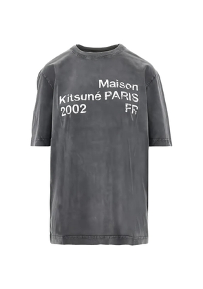 Maison Kitsuné short-sleeve round-neck T-shirt - Black
