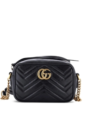 Gucci Pre-Owned GG Marmont Shoulder Bag Matelasse Leather Mini crossbody bag - Black