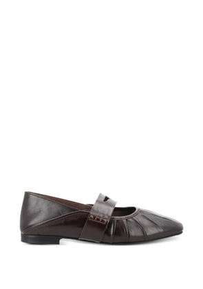 ALOHAS Bargo loafer-strap ballet flats - Brown
