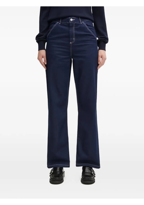 Carhartt WIP Simple contrast-stitch flared jeans - Blue