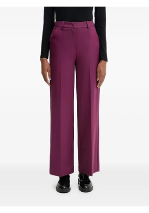 Benetton press-crease trousers - Purple