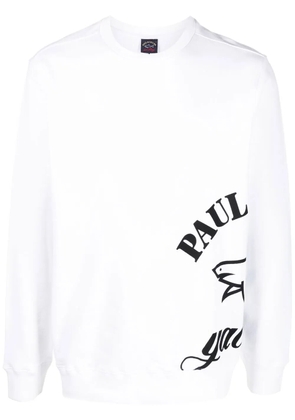 Paul & Shark logo-print detail sweatshirt - White