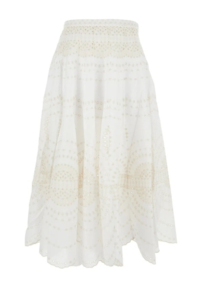 Charo Ruiz Ibiza Livvy midi skirt - White