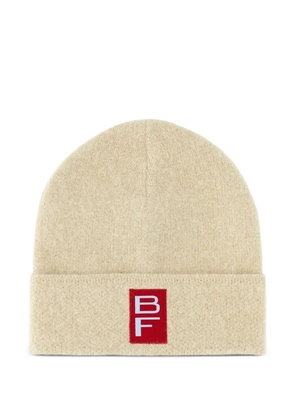 BY FAR logo detail beanie - Neutrals